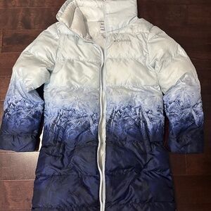 Columbia girls Frozen small 7/8 puffer winter coat